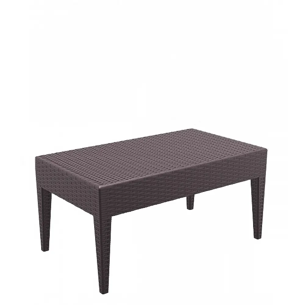 Pacific/T Brown 92Χ52cm Table - Πολυπροπυλένιο - 92x53x45 cm