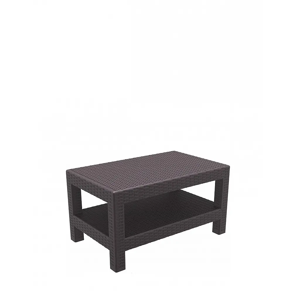 Monaco/ST Brown 92x57cm Table - Πολυπροπυλένιο - 92x57x45 cm