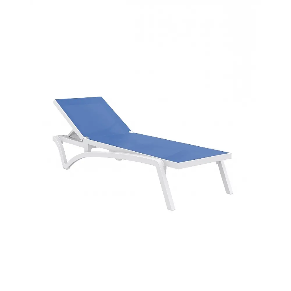 Pacific/S Blue Sun-Lounger - Πολυπροπυλένιο - 193x68x35 cm