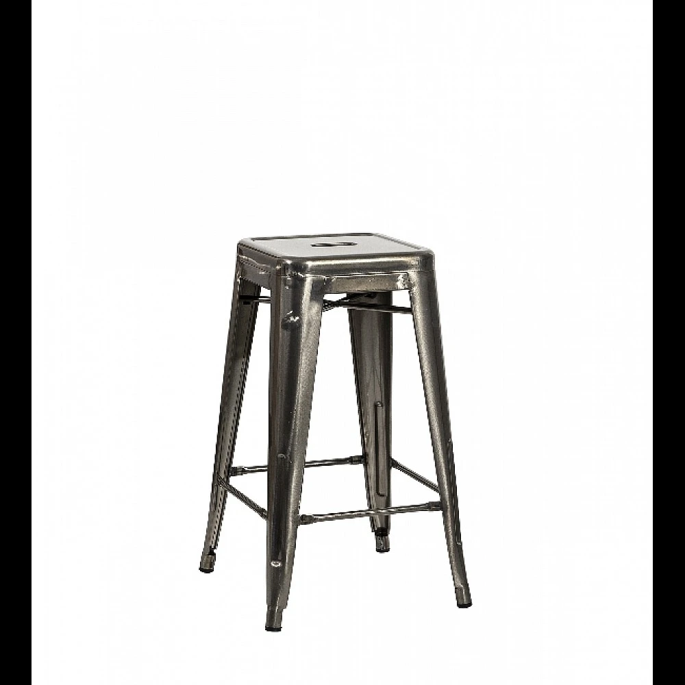 Barstool Dolix/S-H.67cm Brushed - Μέταλλο - 43x43x67 cm
