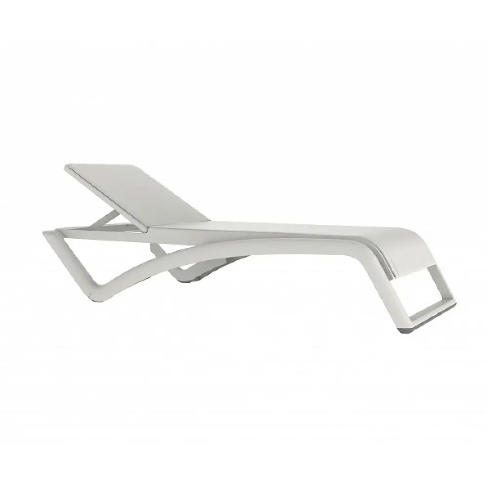 Sky Sun-Lounger White - Πολυπροπυλένιο - 195x77x37 cm