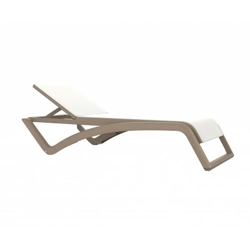 Sky Sun-Lounger Sand - Πολυπροπυλένιο - 195x77x37 cm