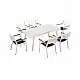 York/D7 Dining Set White (2017440)
