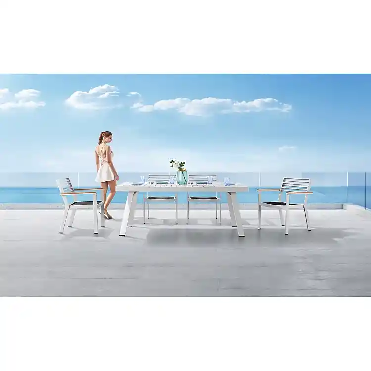 York/D7 Dining Set White (2017440)