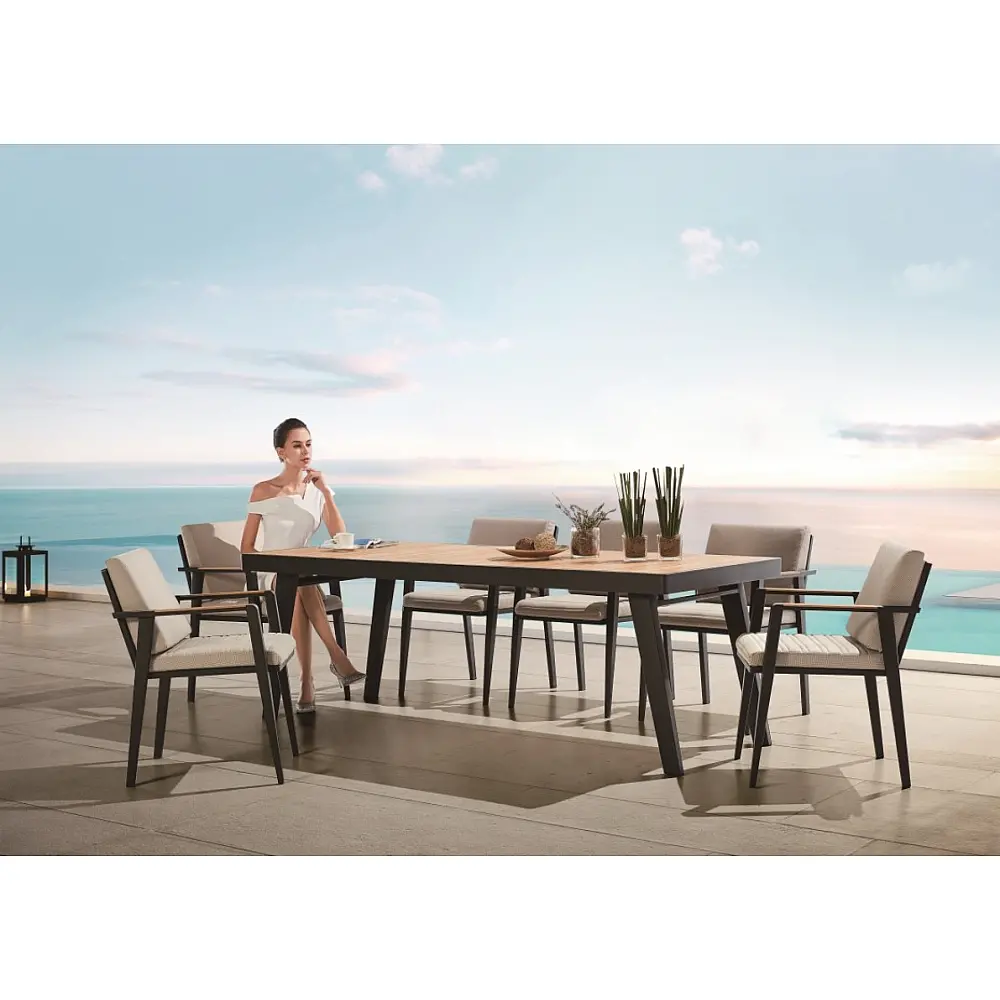 Emoti/D9 Dining Set - Αλουμίνιο