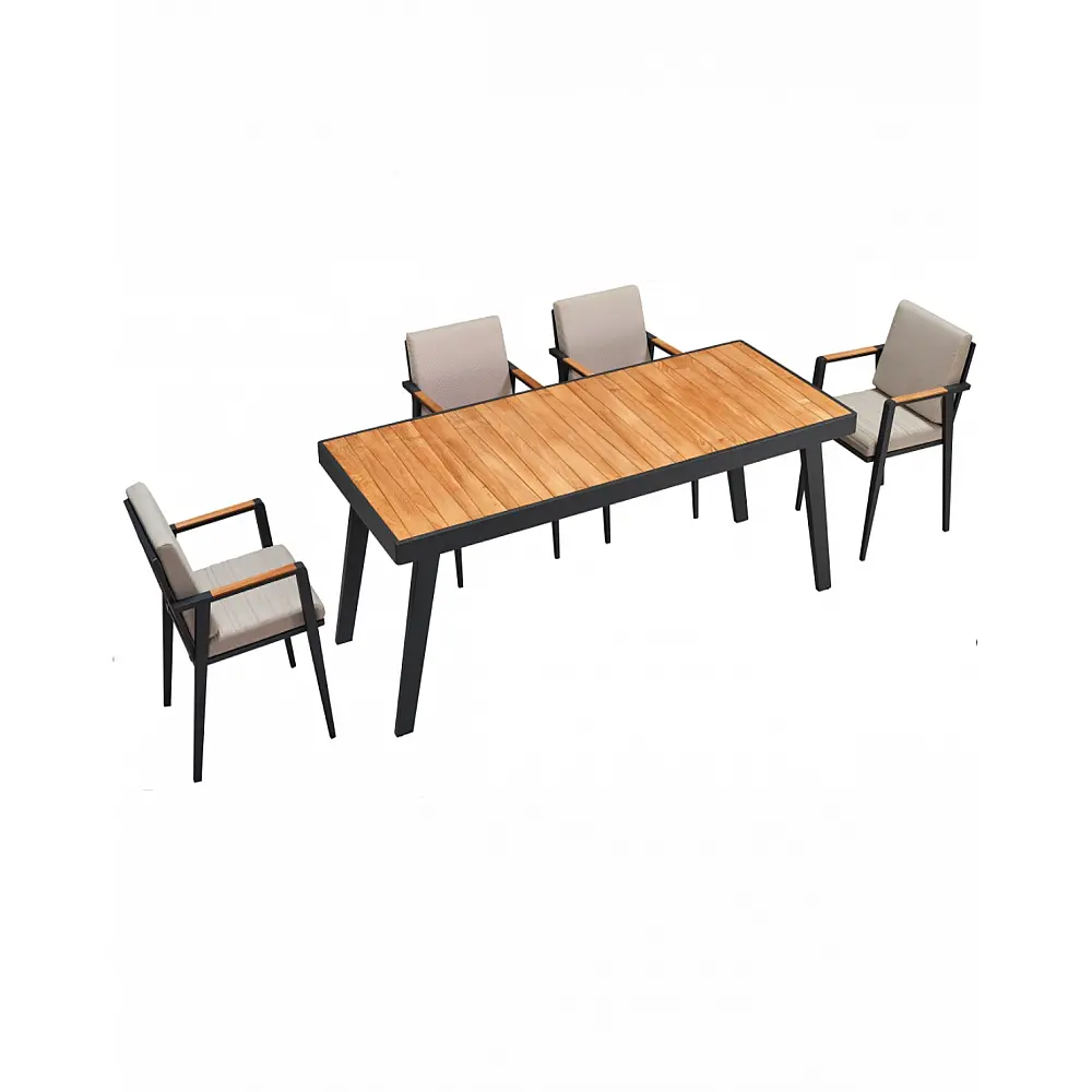 Emoti/D9 Dining Set - Αλουμίνιο
