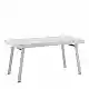York/T 180x90x76cm White Table (204775)