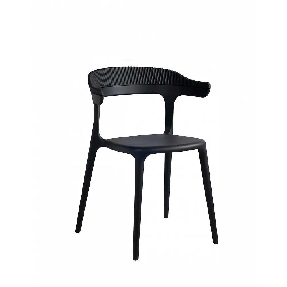 Luna Stripe Chair - Πολυπροπυλένιο - 51x55x77 cm