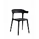 Luna Stripe Chair - Πολυπροπυλένιο - 51x55x77 cm