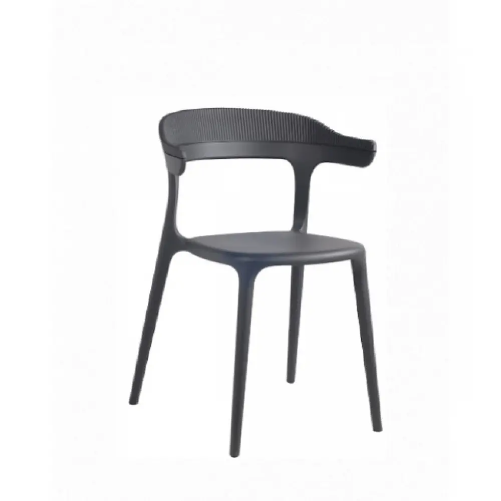 Luna Stripe Chair - Πολυπροπυλένιο - 51x55x77 cm