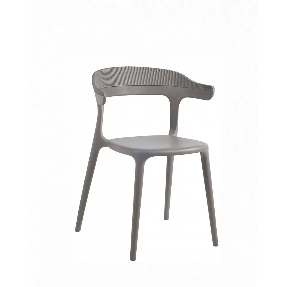 Luna Stripe Chair - Πολυπροπυλένιο - 51x55x77 cm