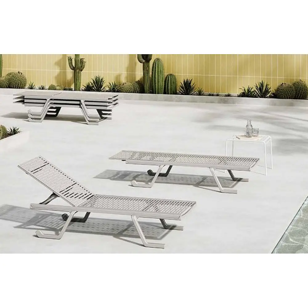 Doge Sun-Lounger - Techno-Polymer - 190x72x32.5 cm