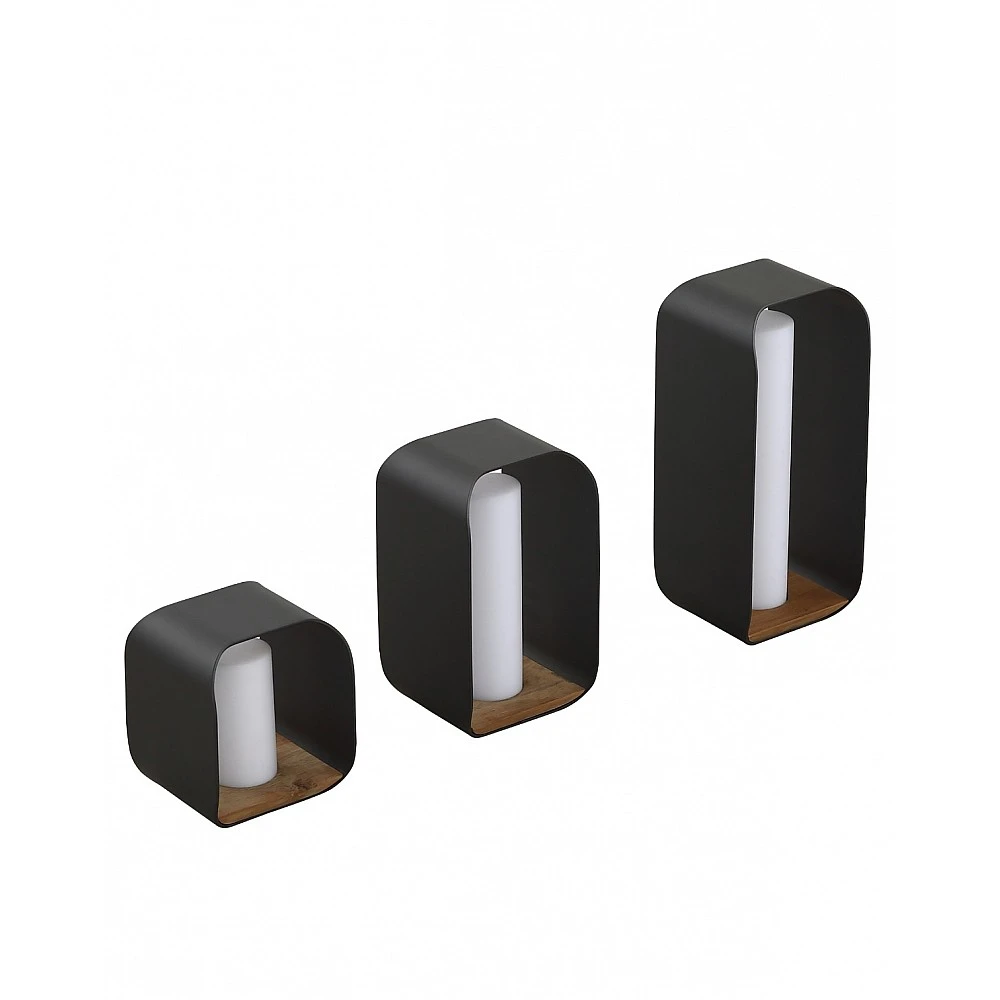 Onda Medium Light - Αλουμίνιο - 25x25x45.5 cm