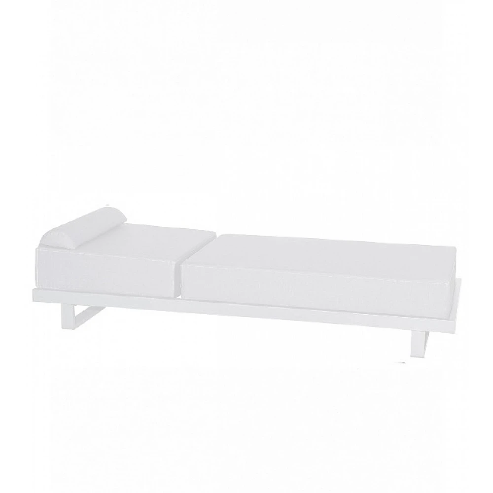 Riviera Sun-Lounger White - Αλουμίνιο - 198x75x105 cm Riviera Sun-Lounger White - Αλουμίνιο - 198x75x105 cm