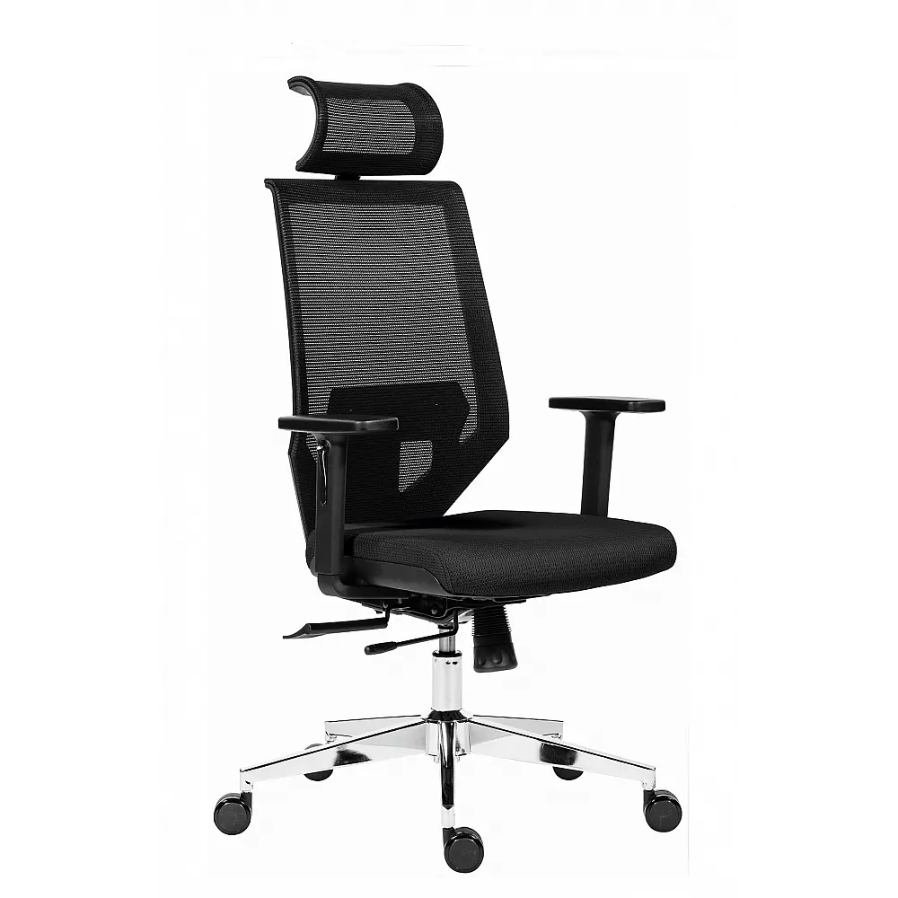 Edge Executive Armchair Black - Μέταλλο