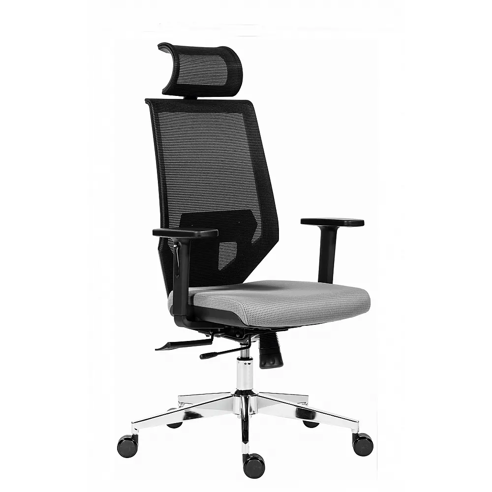 Edge Executive Armchair Grey - Μέταλλο