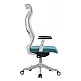 Avalon Office Armchair Light Blue - Μέταλλο