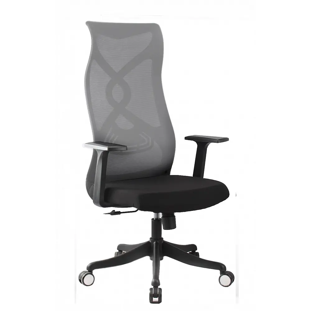 Alister Office Armchair Grey - Μέταλλο