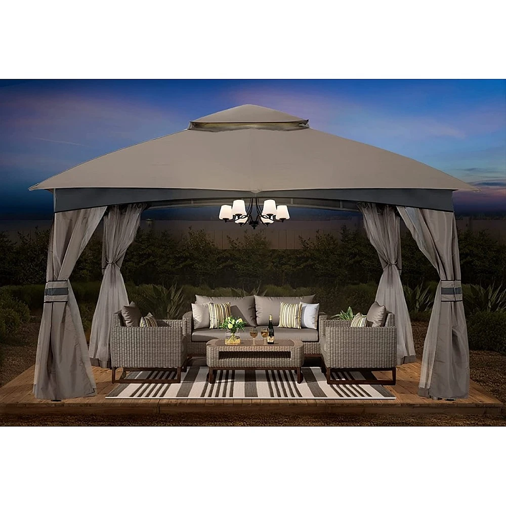 Garden Gazebo 3x3m - Μέταλλο - 300x300x0 cm