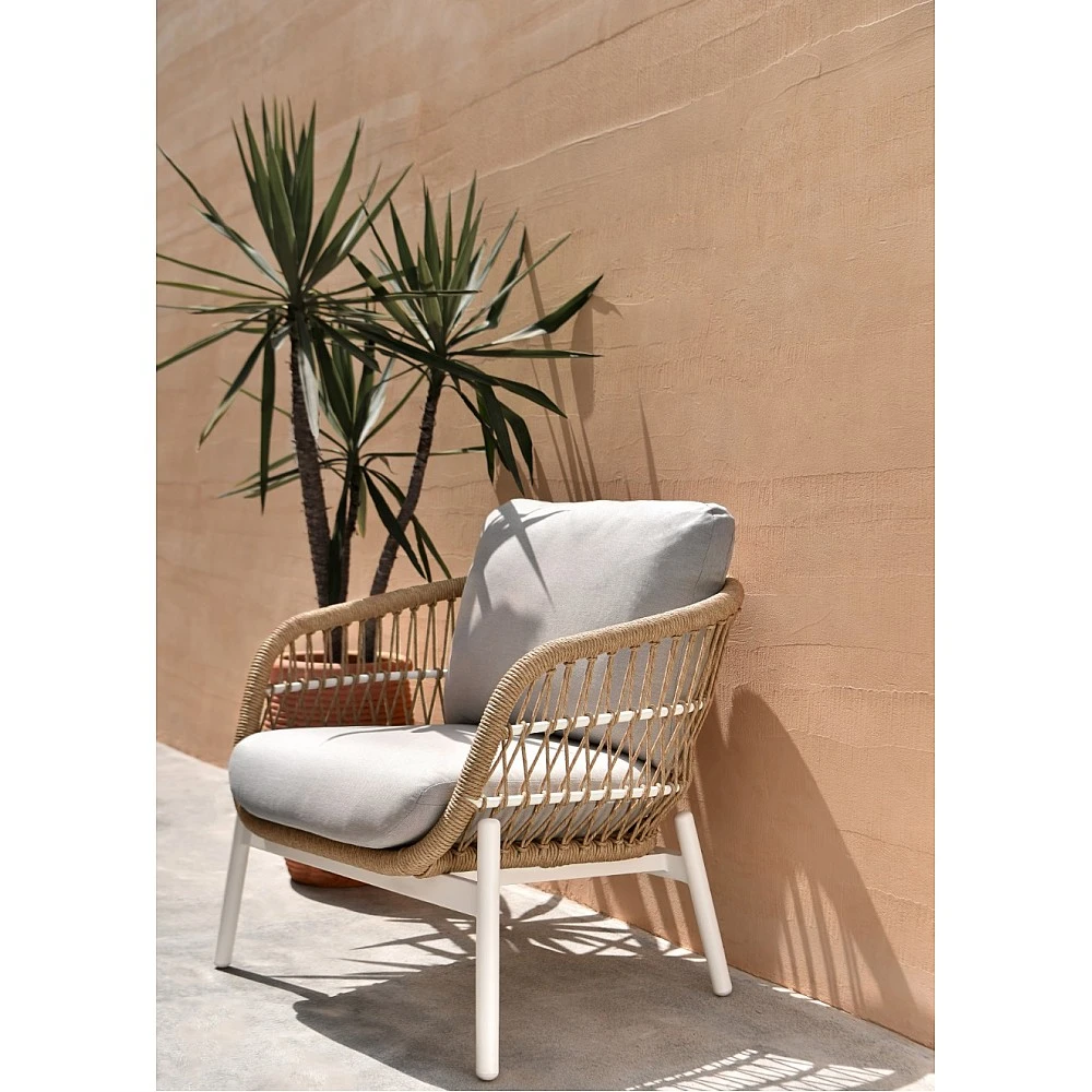 Bari-White Lounge Set - Αλουμίνιο
