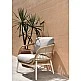 Bari-White Lounge Set - Αλουμίνιο