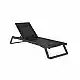 Tropic-2* Sun-Lounger Dark Grey-Black