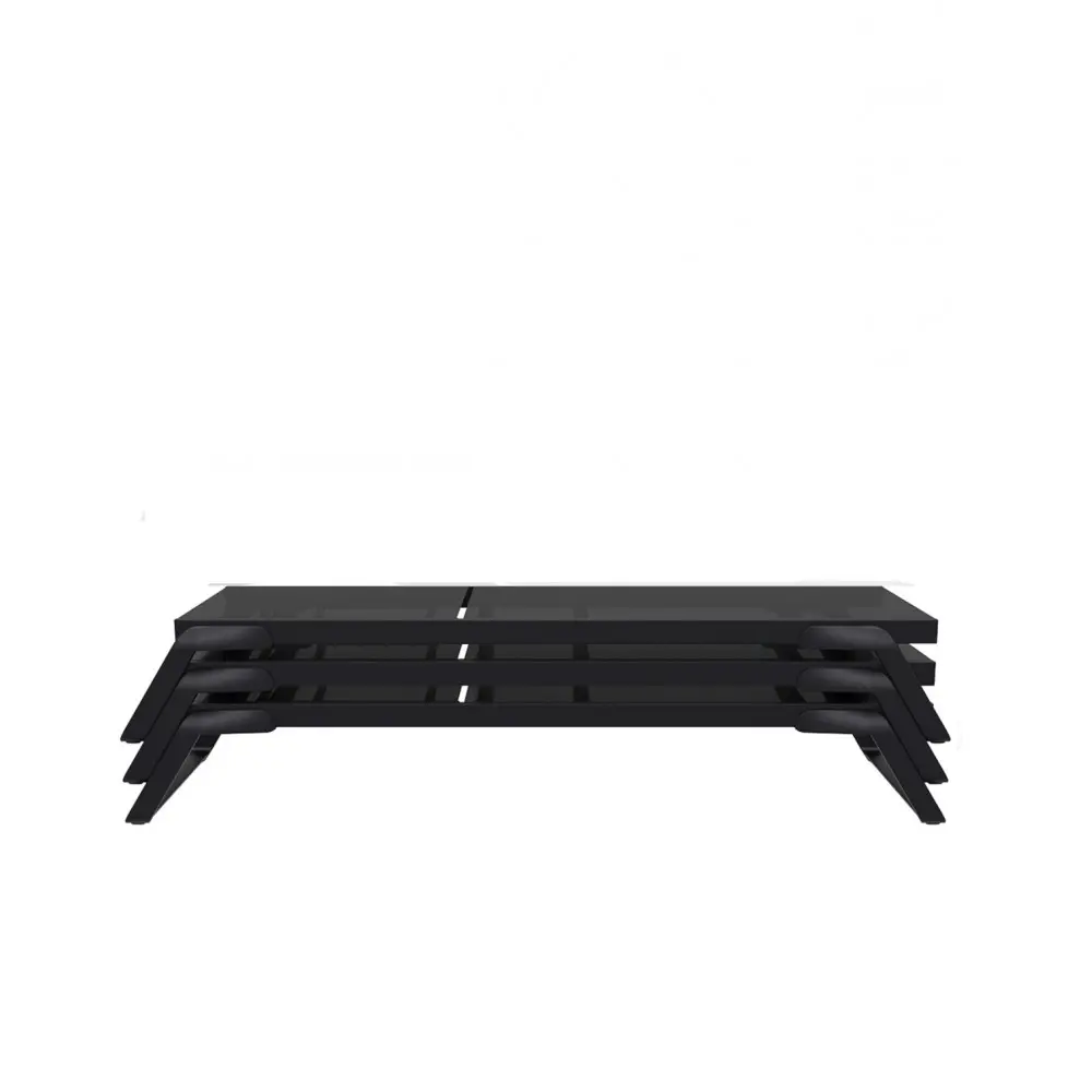 Tropic-2 Sun-Lounger Black - Πολυπροπυλένιο - 210x72x31 cm
