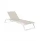 Tropic-2 Sun-Lounger White-Cappuccino - Πολυπροπυλένιο - 210x72x31 cm
