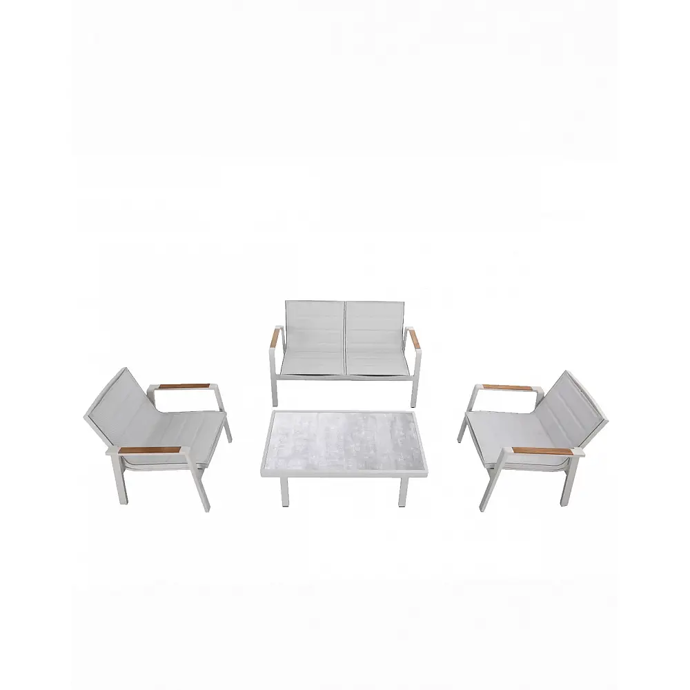 Nofi 2.0-2 Lounge Set white-grey (3801150)