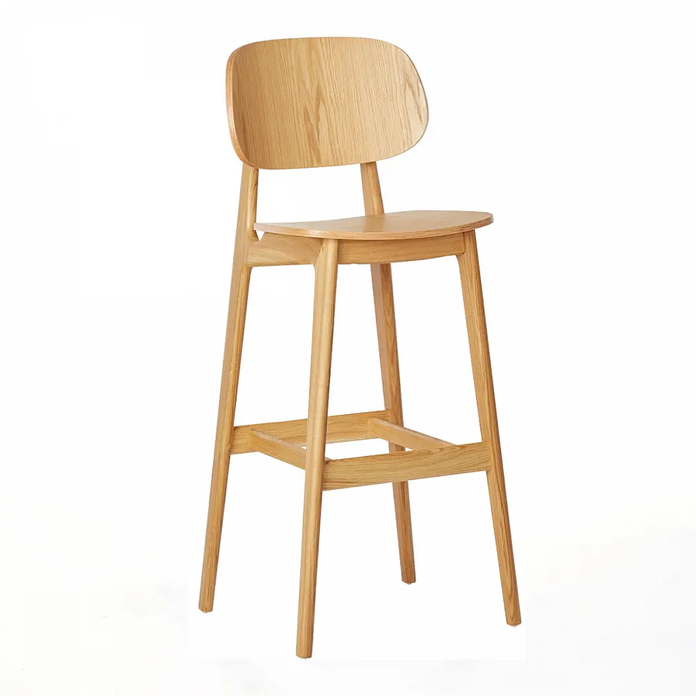 Bunny/S  Barstool - Ξύλο - 47x48x110 cm