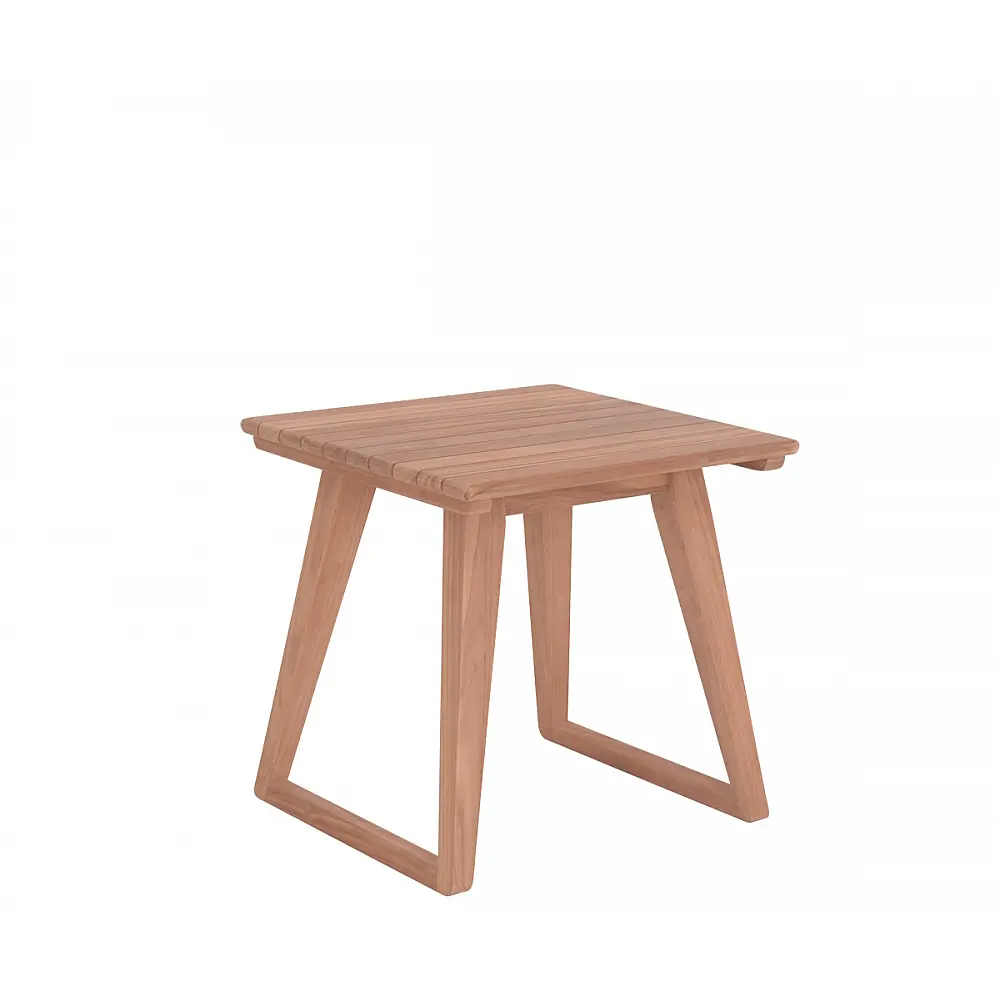 Bertha/T 50x50xh.50cm Table Teak - Ξύλο - 50x50x50 cm