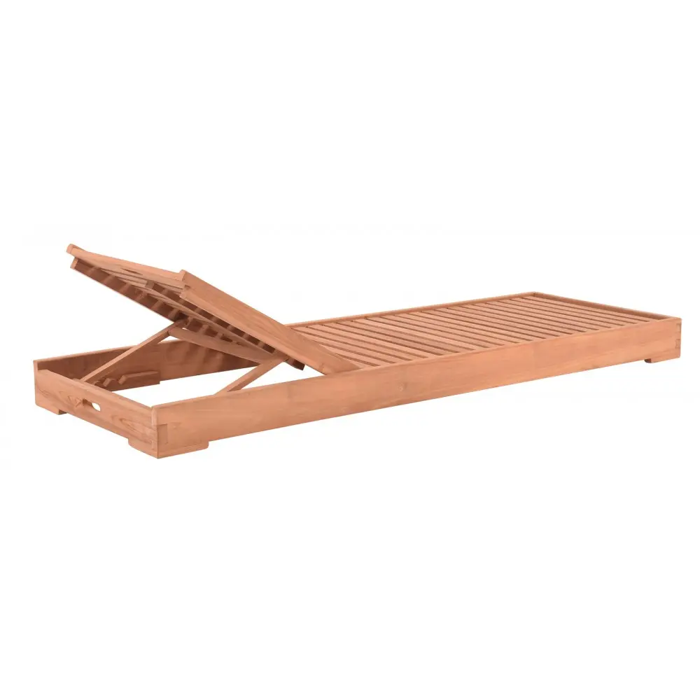 Aberdeen Sun-Lounger Teak - Ξύλο - 200x65x14 cm Aberdeen Sun-Lounger Teak - Ξύλο - 200x65x14 cm