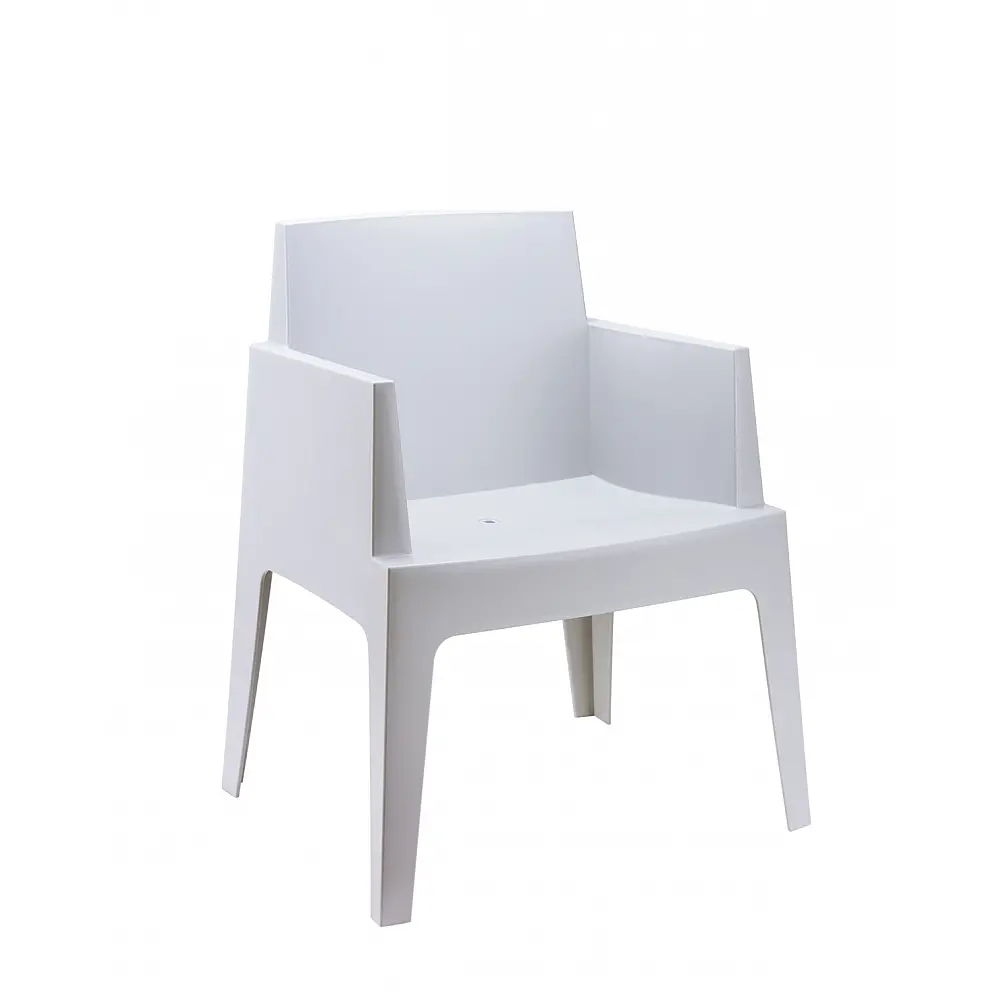 Box/P Armchair White - Πολυπροπυλένιο - 58x65x80 cm