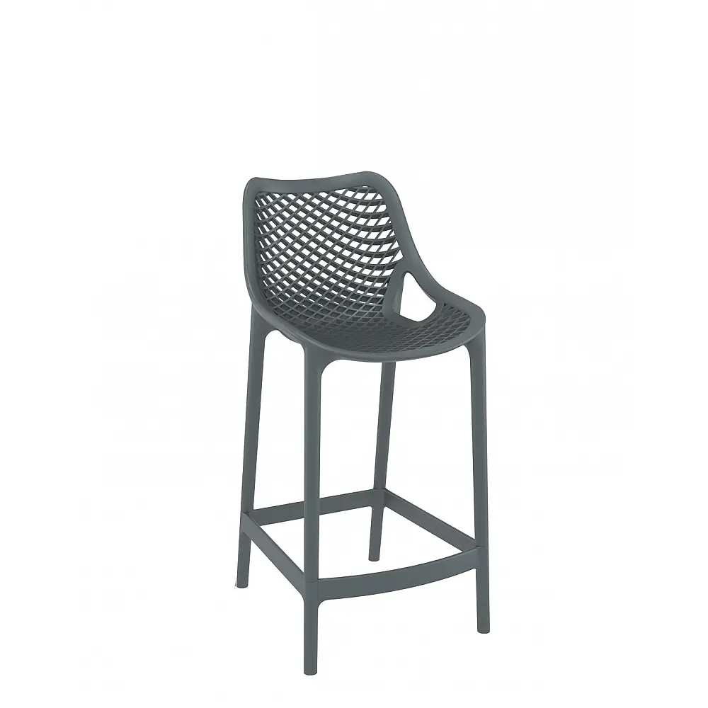 Air/S-65 Barstool Dark Grey PL - Πολυπροπυλένιο - 51x44x95 cm