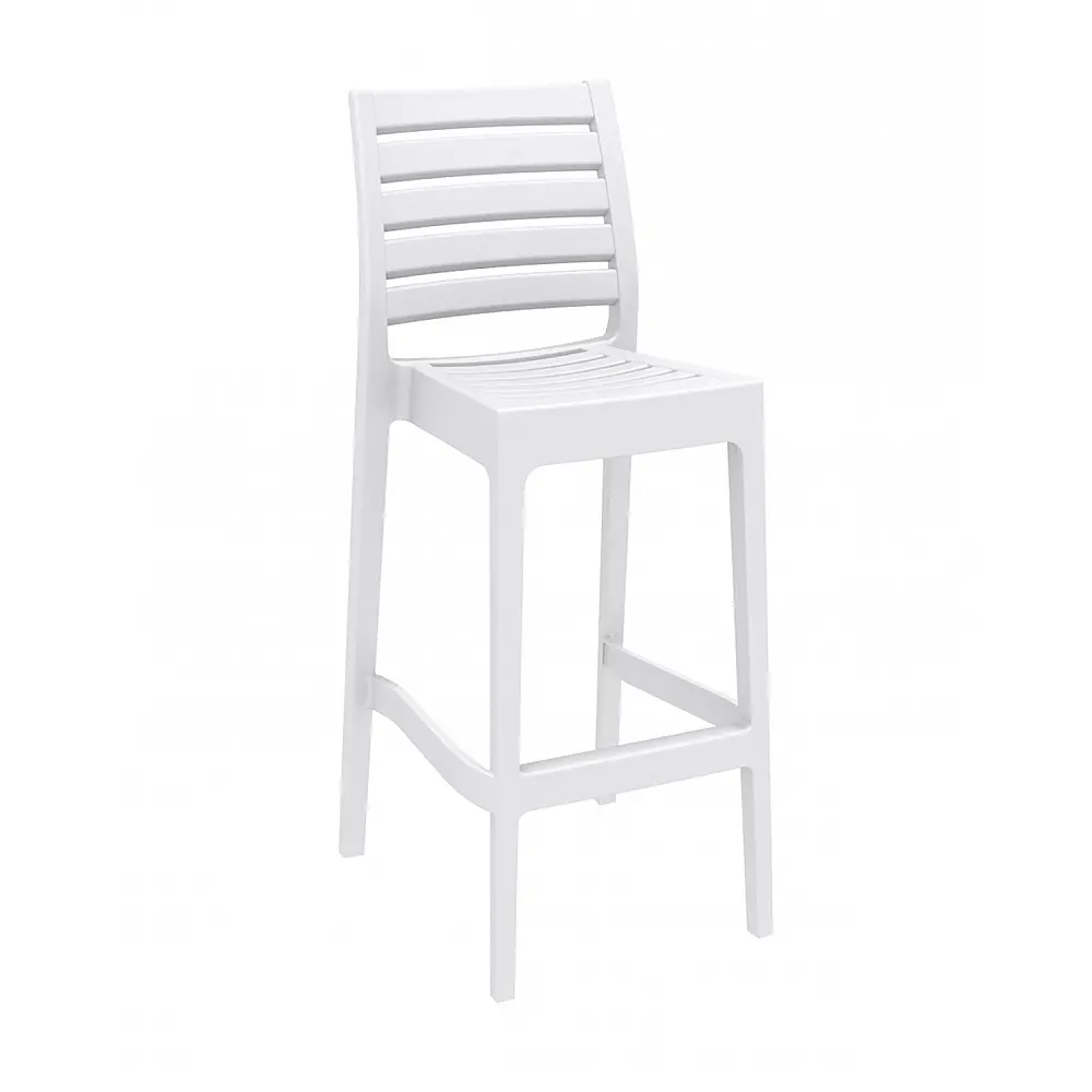 Ares/S Barstool White 75cm PL - Πολυπροπυλένιο - 51x45x108 cm