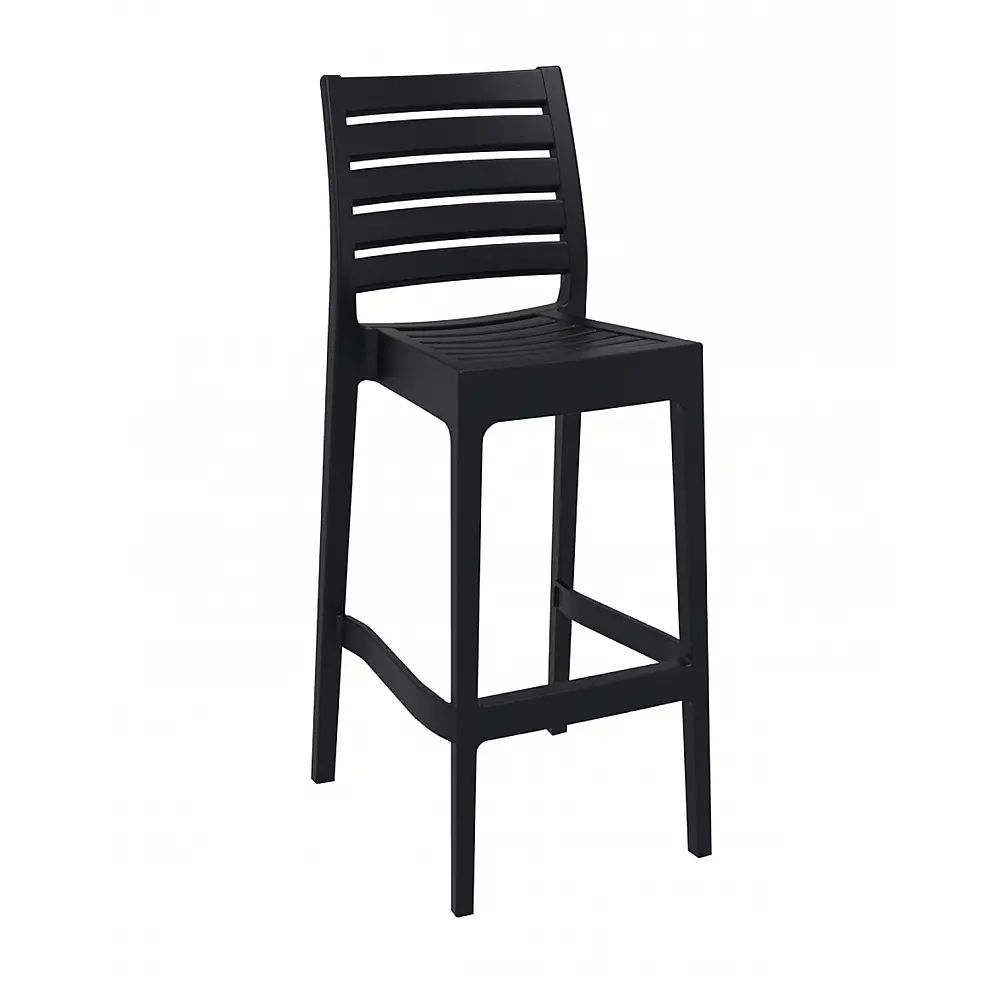 Ares/S Barstool Black 75cm PL - Πολυπροπυλένιο - 51x45x108 cm