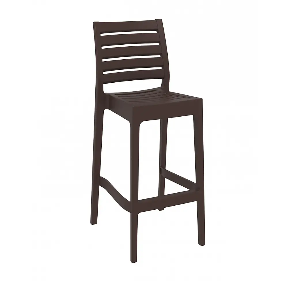 Ares/S Barstool Brown 75cm PL - Πολυπροπυλένιο - 51x45x108 cm