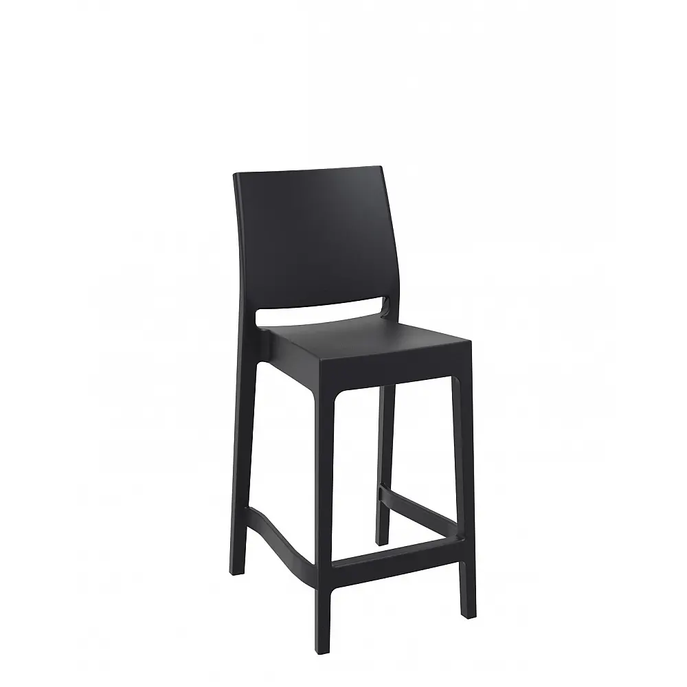 Maya/S-65cm Barstool Black PL - 50x44x98 cm