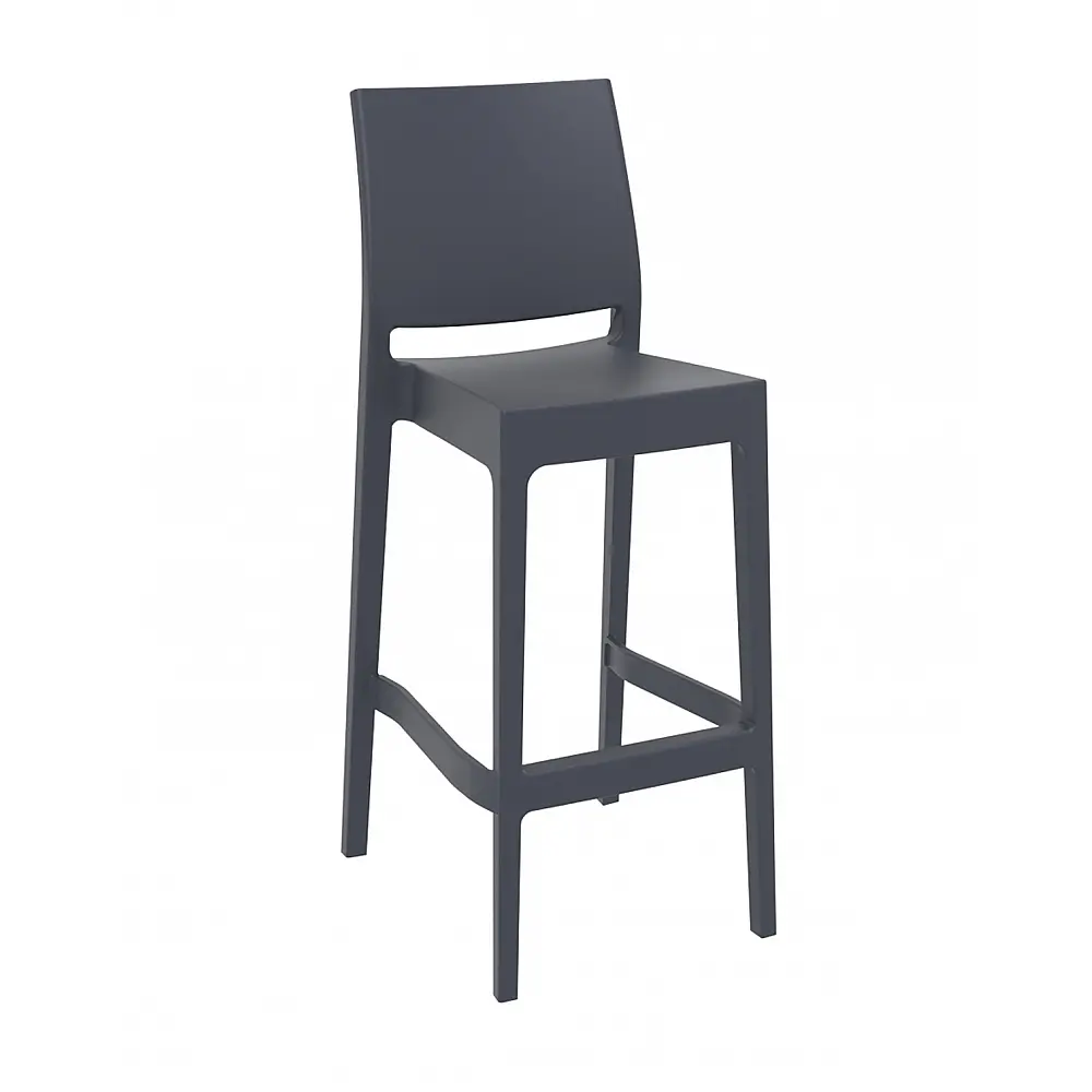 Maya/S-75cm Barstool Dark Grey PL - 51x45x98 cm