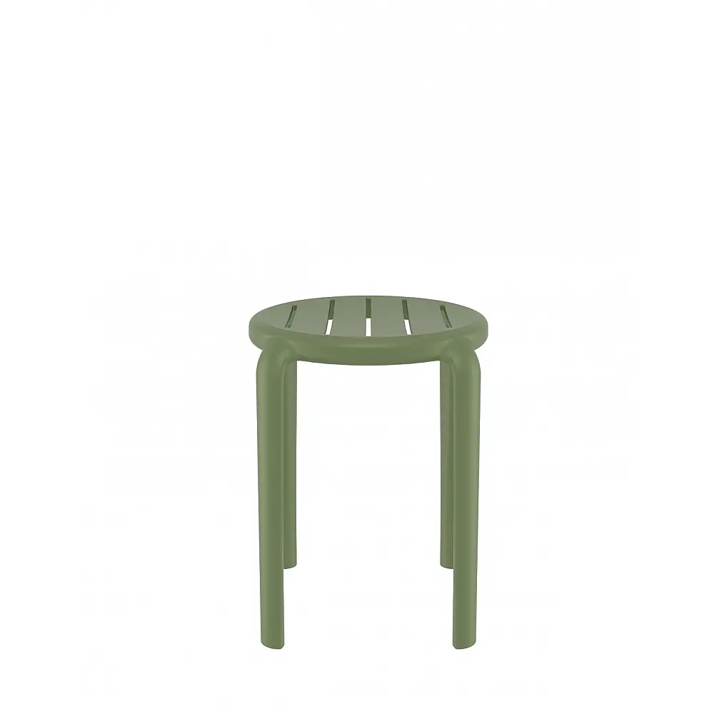 Tom/S-45cm Stool Olive Green PL - Πολυπροπυλένιο - 34x34x45 cm