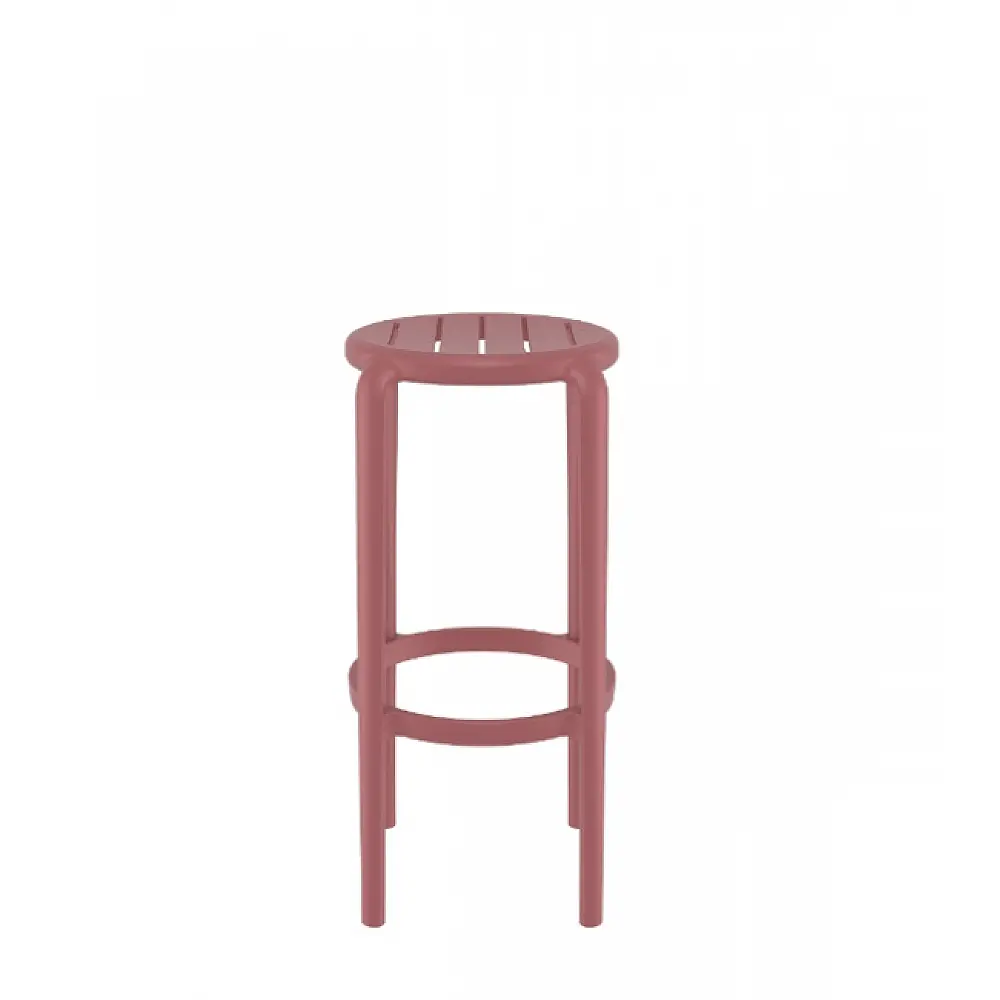 Tom/S-75cm Barstool Marsala PL - Πολυπροπυλένιο - 36x36x75 cm