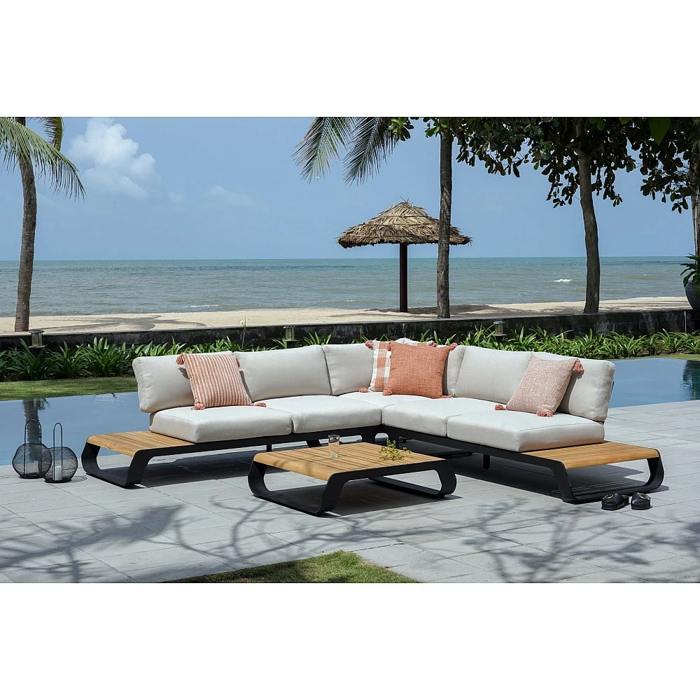 Palm/C Lounge Corner Set - Ξύλο Palm/C Lounge Corner Set - Ξύλο