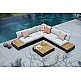 Palm/C Lounge Corner Set - Ξύλο Palm/C Lounge Corner Set - Ξύλο