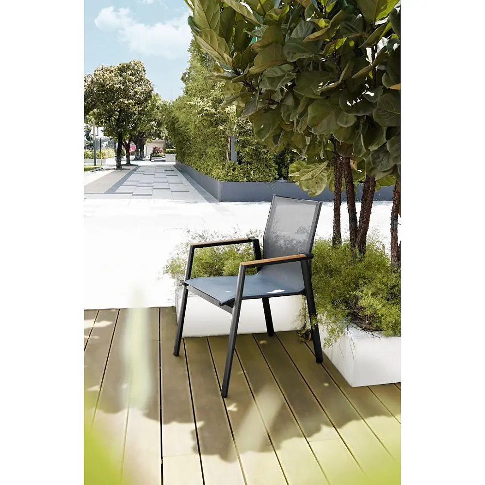 Aspen Armchair Alu Dark Grey - Αλουμίνιο - 67x57.5x88 cm Aspen Armchair Alu Dark Grey - Αλουμίνιο - 67x57.5x88 cm