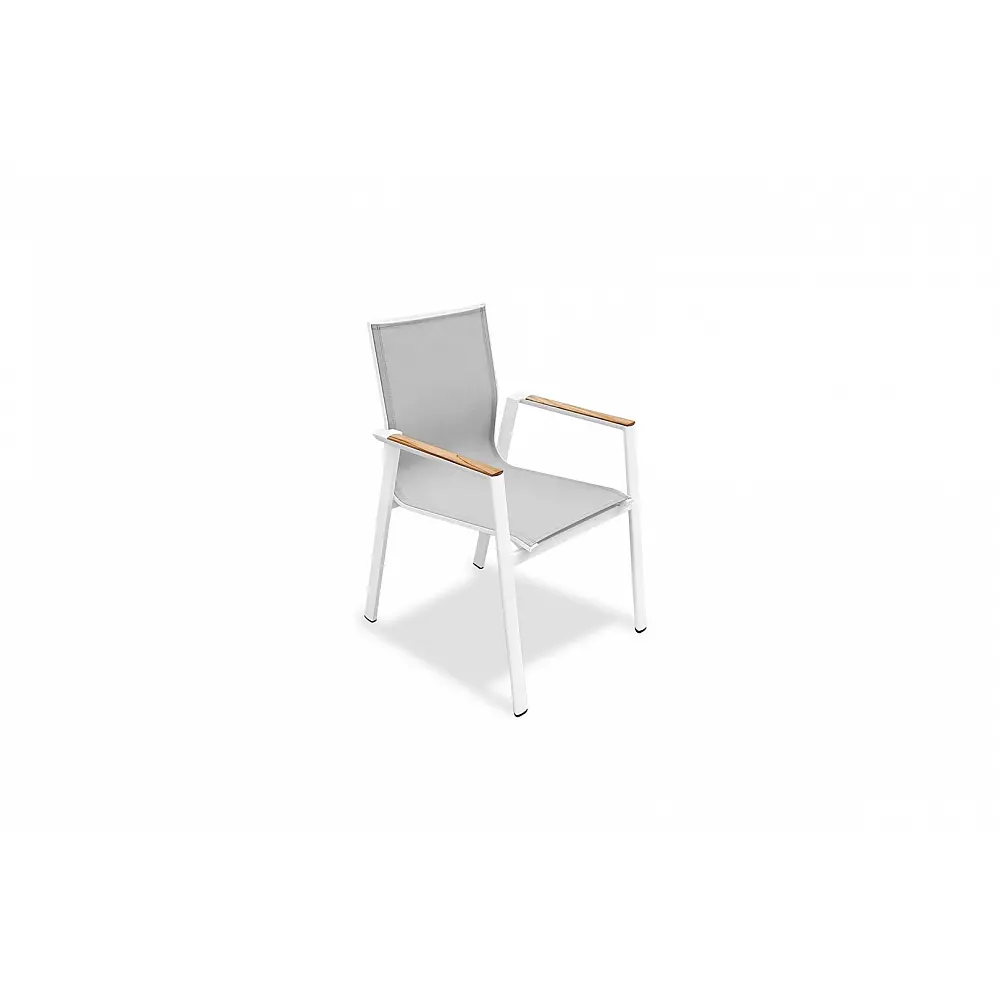 Aspen Armchair Alu White - Αλουμίνιο - 67x57.5x88 cm