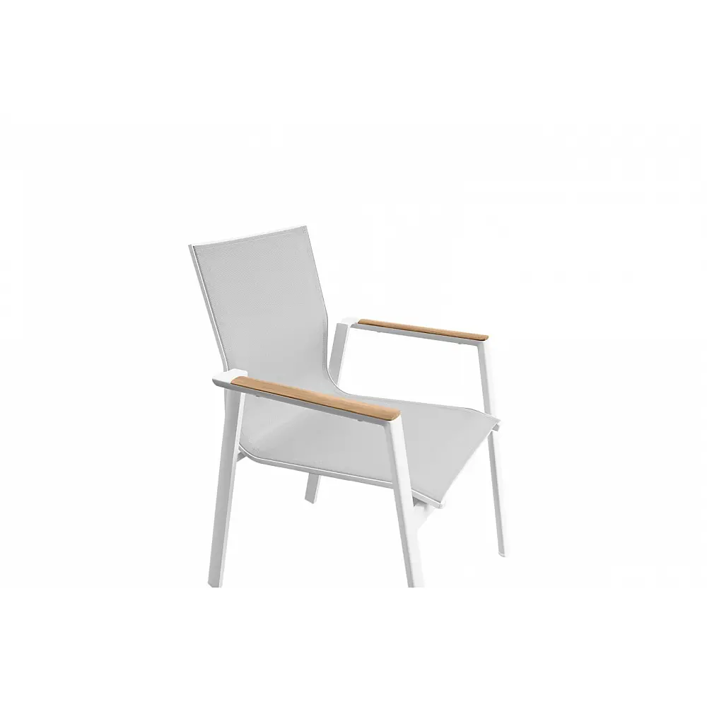 Aspen Armchair Alu White - Αλουμίνιο - 67x57.5x88 cm