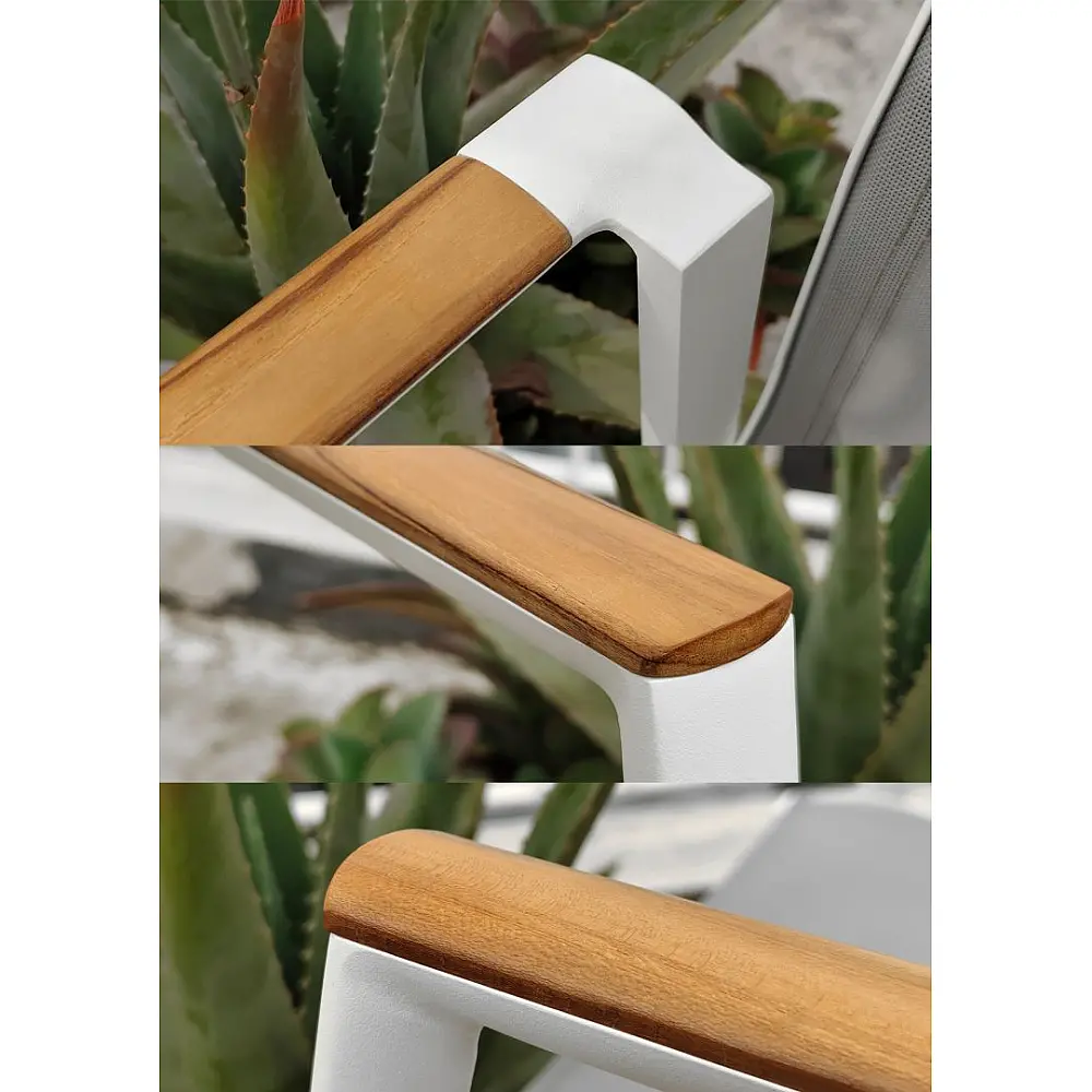 Aspen Armchair Alu White - Αλουμίνιο - 67x57.5x88 cm Aspen Armchair Alu White - Αλουμίνιο - 67x57.5x88 cm