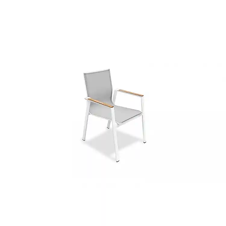 Aspen Armchair Alu White