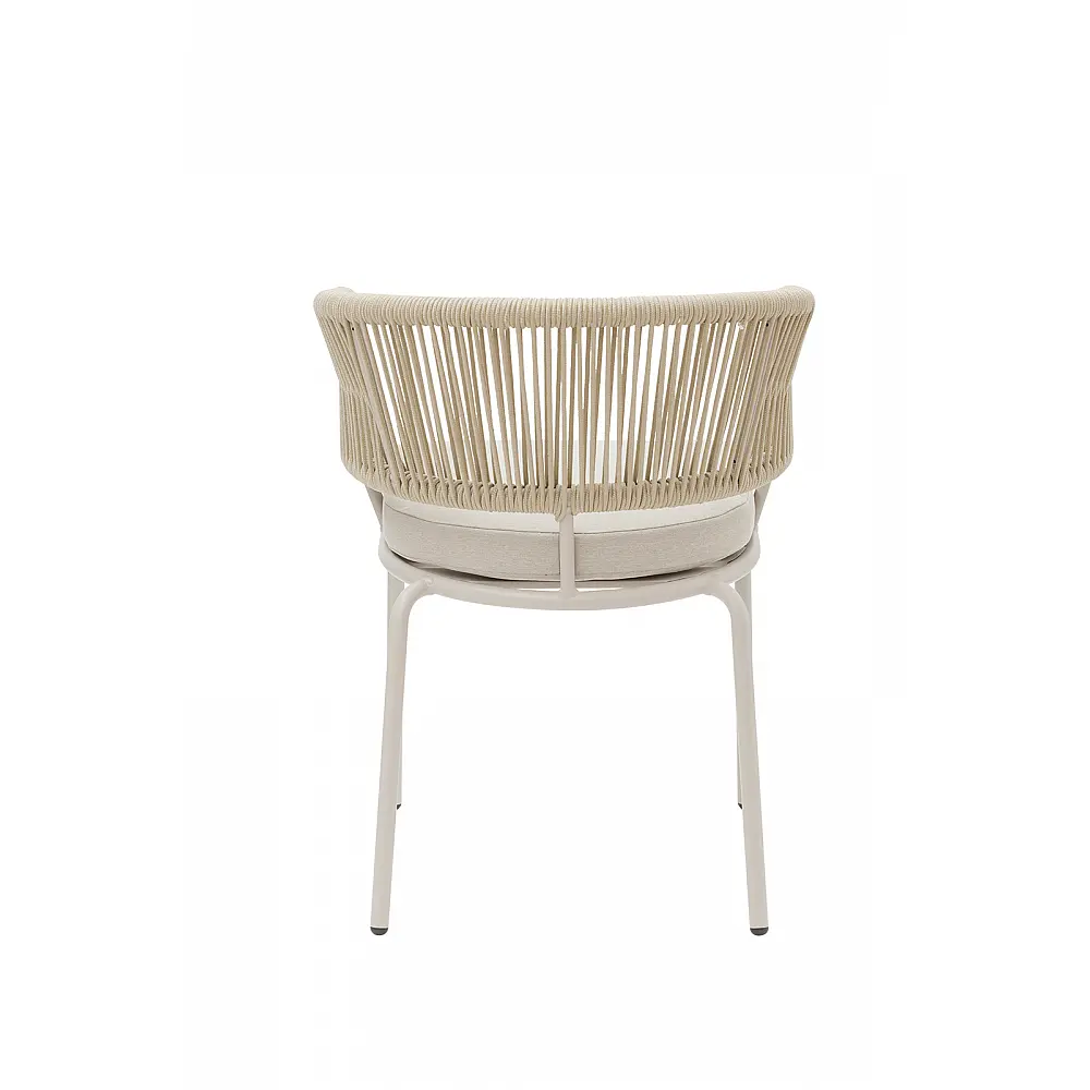 Nancy/P-Beige Armchair - Αλουμίνιο - 56x57x75 cm Nancy/P-Beige Armchair - Αλουμίνιο - 56x57x75 cm