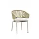 Nancy/P-Beige Armchair - Αλουμίνιο - 56x57x75 cm Nancy/P-Beige Armchair - Αλουμίνιο - 56x57x75 cm